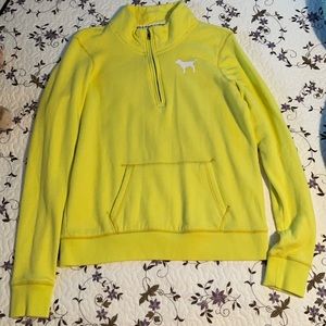 VS PINK 1/4 zip hoodie